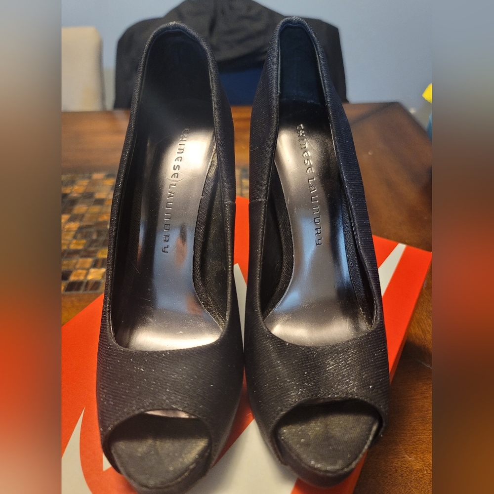 Chinese laundry black high heels